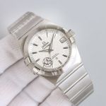Omega 38MM 5th Constellation 8800 Movement Sun Pattern Dial Stainless Steel Strap Watch